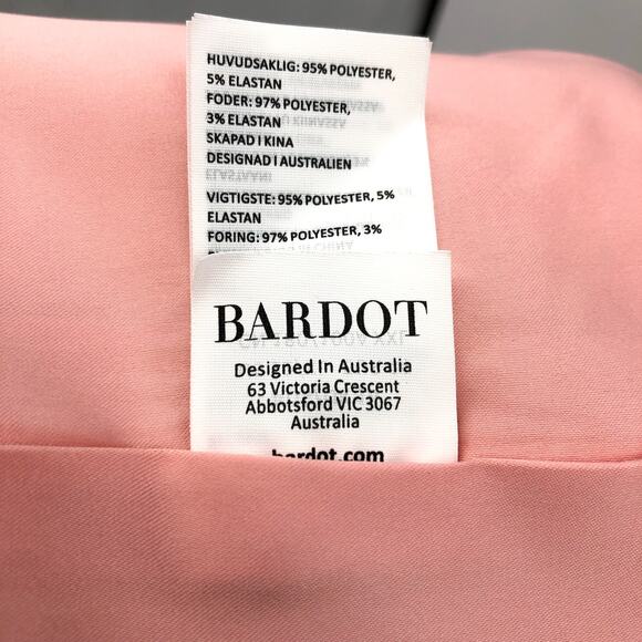 BARDOT Womens Gigi Mini Dress US 12 XL Pink Blossom Sleeveless NWT - Picture 10 of 12